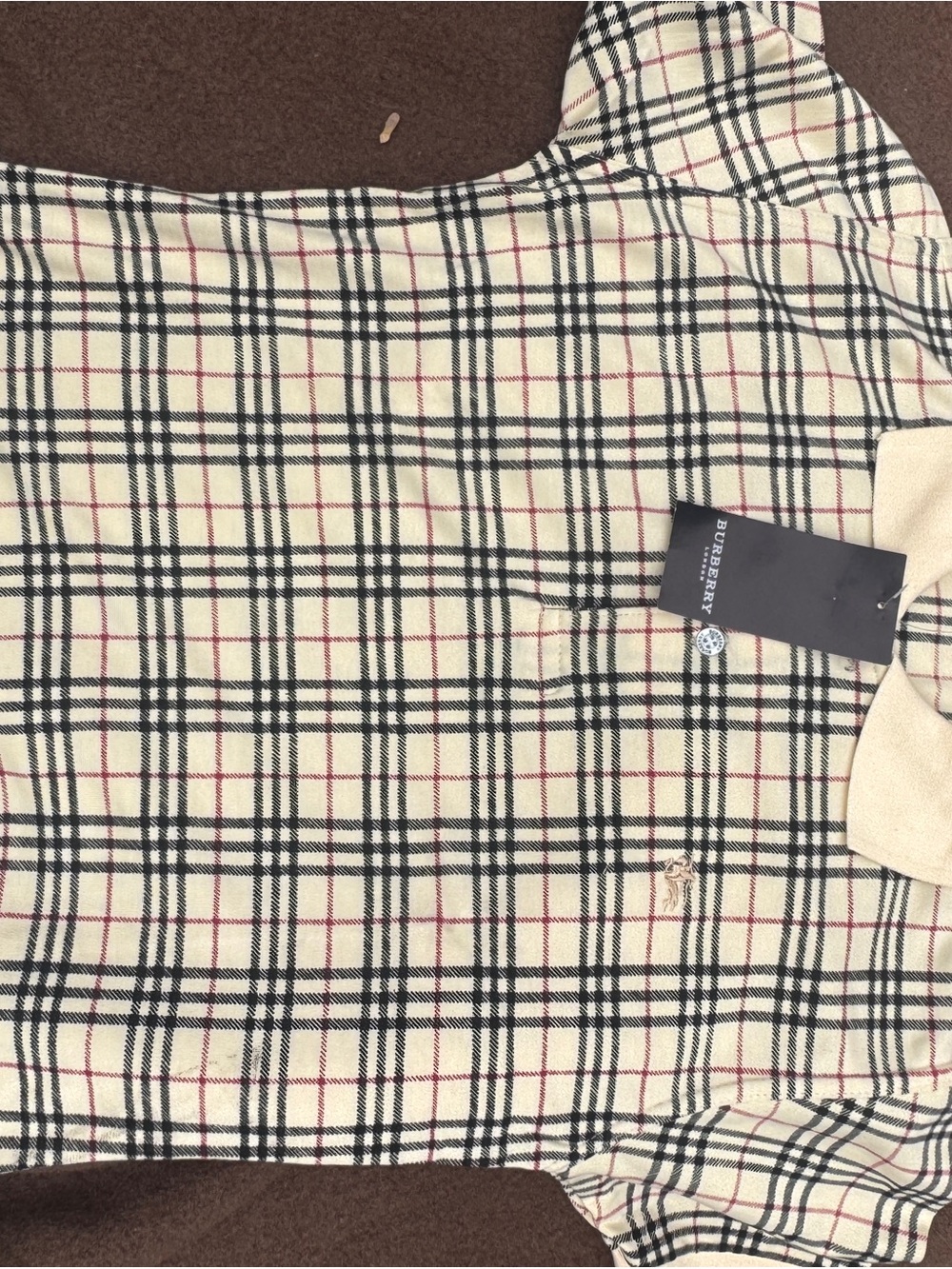 Burberry Classic Check Polo in Beige